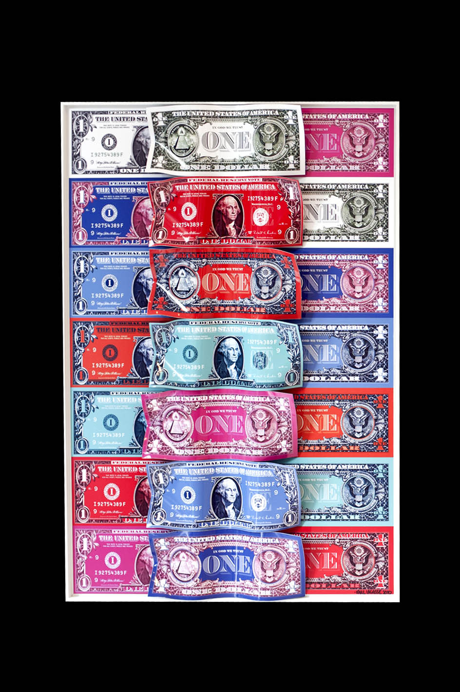 Karl Lagasse - One Dollar - Wall sculptures photo 1